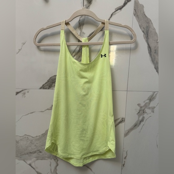 Under Armour Women's Bright Yellow Tank Top - Picture 1 of 4